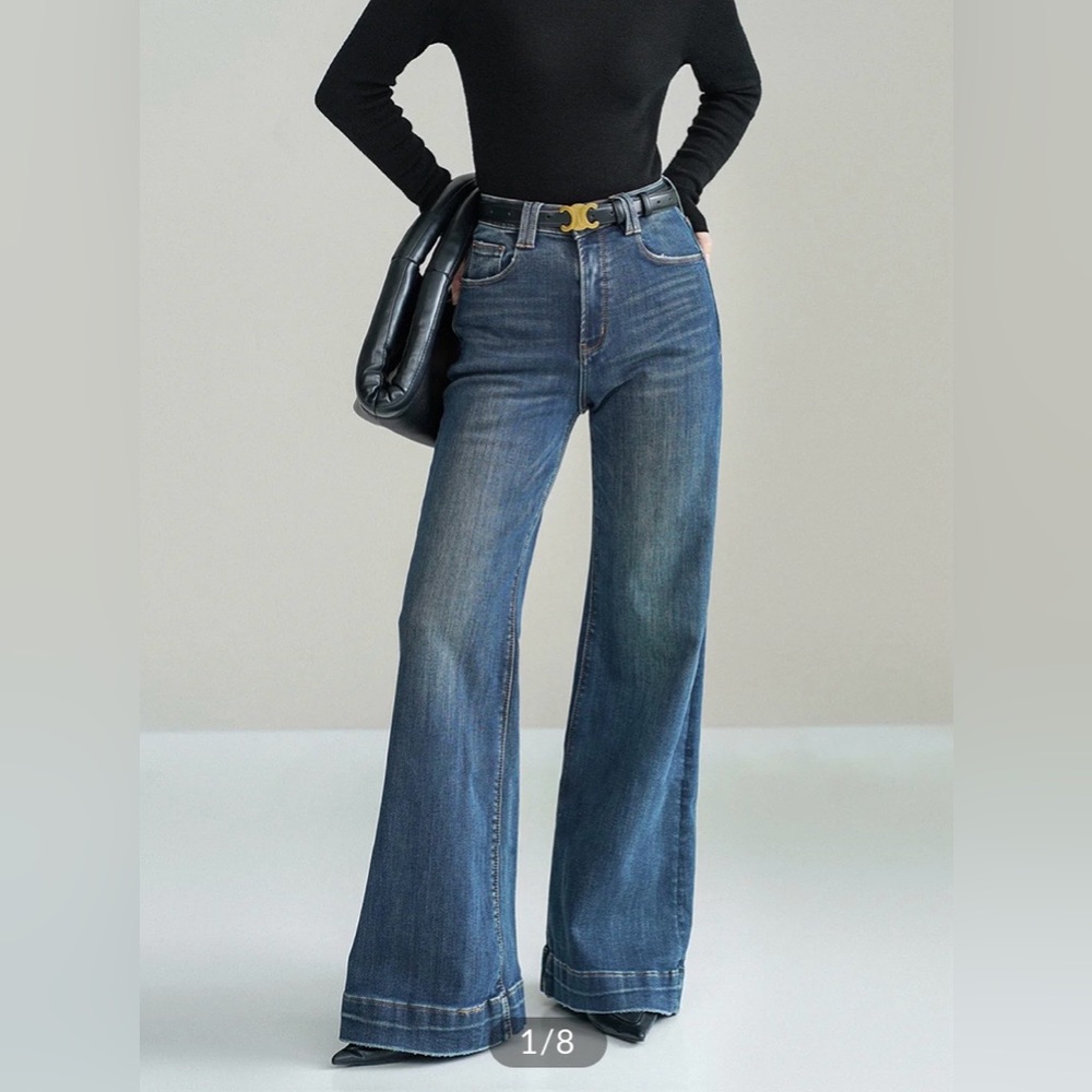 Bootcut denim jeans